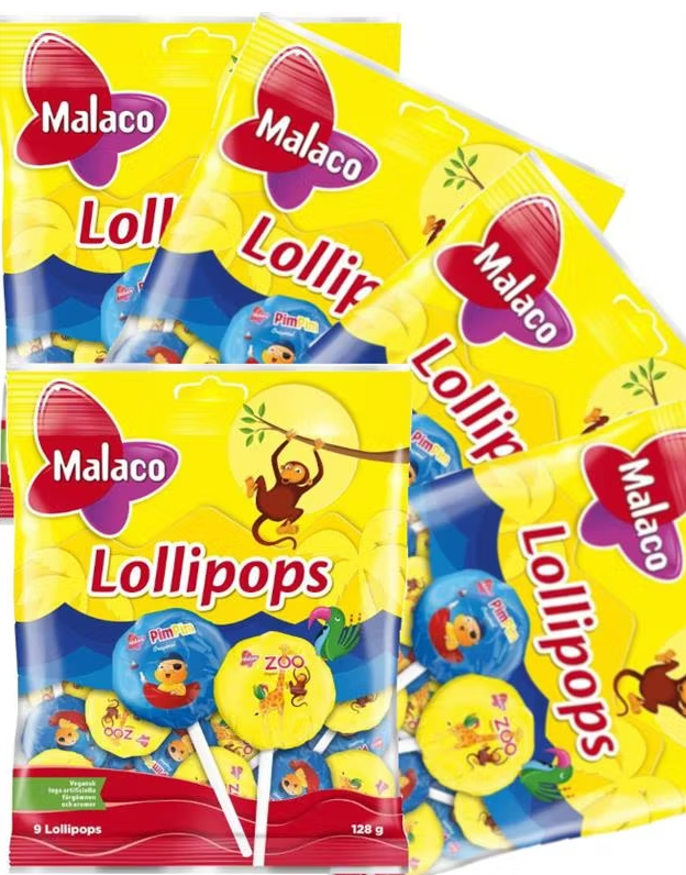 20 stk Poser Malaco ZOO & Pimpim Kjærlighet på Pinne - Hel Eske