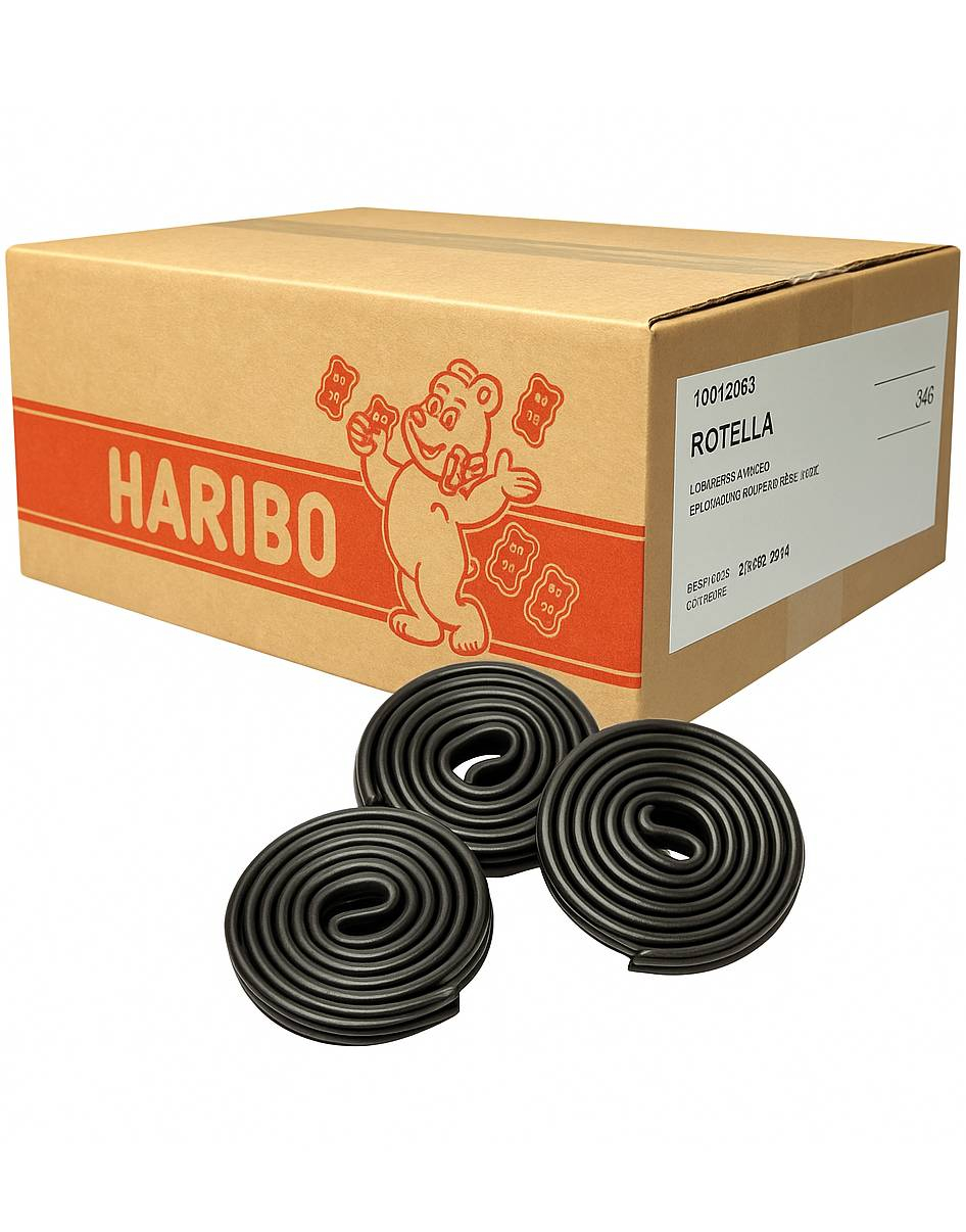 3 kg Stor Pose Haribo Rotella Lakrisruller