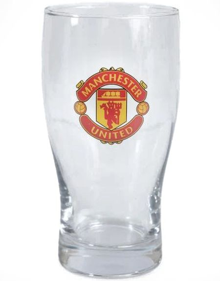 Lisensiert Manchester United Ølglass - 1 Pint (0,57 liter)