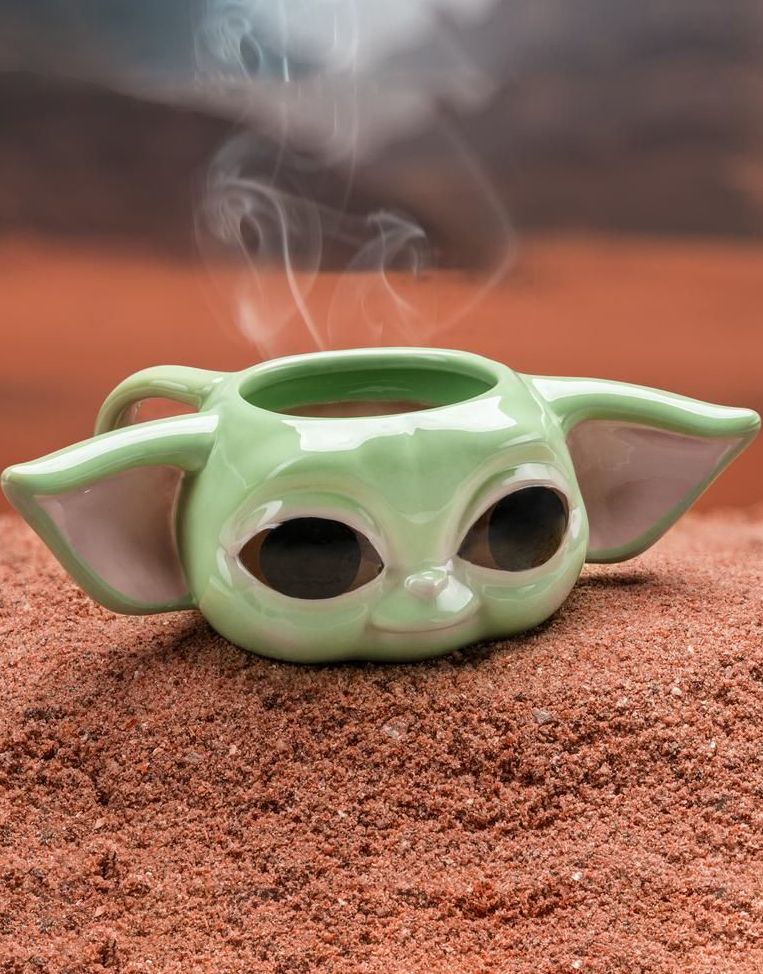 Bilde av The Child Mug - Lisensiert Kopp Formet Som Baby Yoda Hode 350 Ml - Star Wars - The Mandalorian