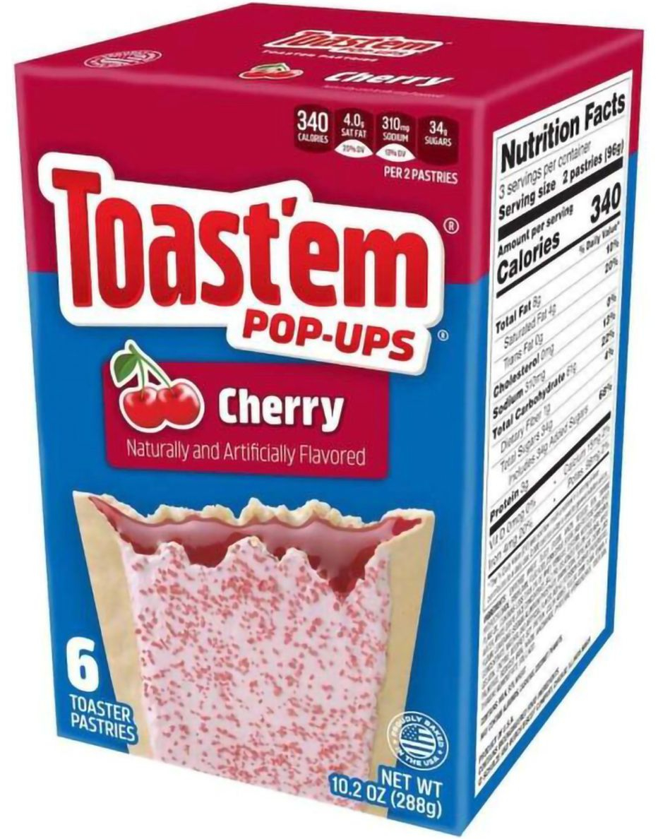 6 pk Toast'em Pop-Ups Cherry 288 gram (USA Import)