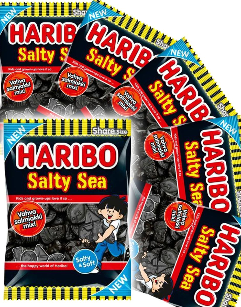 14 stk Haribo Salty Sea - Hel Eske 2,38 kg
