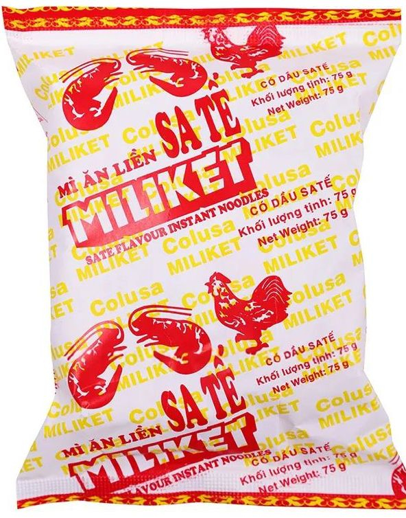 Miliket Instant Noodles with Satay Flavour 65 gram (Vietnam)